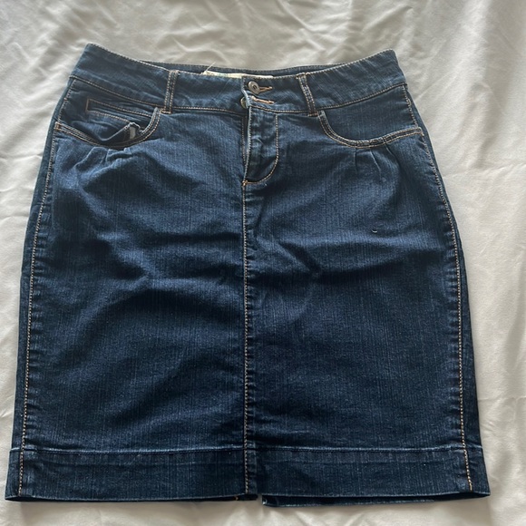 Celebrity Pink Dresses & Skirts - Celebrity Pink Denim Skirt